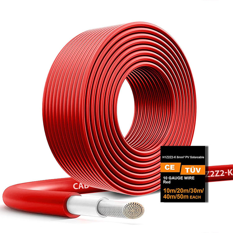 Төмөн өткөргүч каршылык 10AWG Photovoltaic Wire 65FT