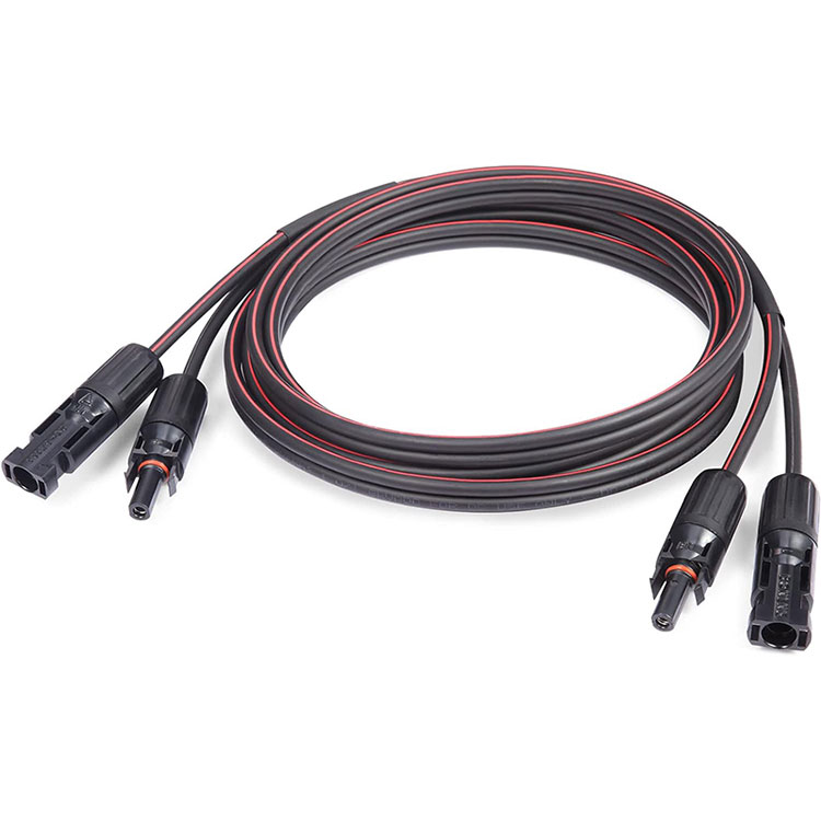 Shrink Wrap күчөтүлгөн 10 калибрлүү Twin Solar Cable 30Ft